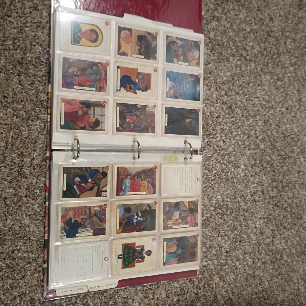 The American Girls Doll Trading Card Album Over 300 Cards 1994 Pleasant Company